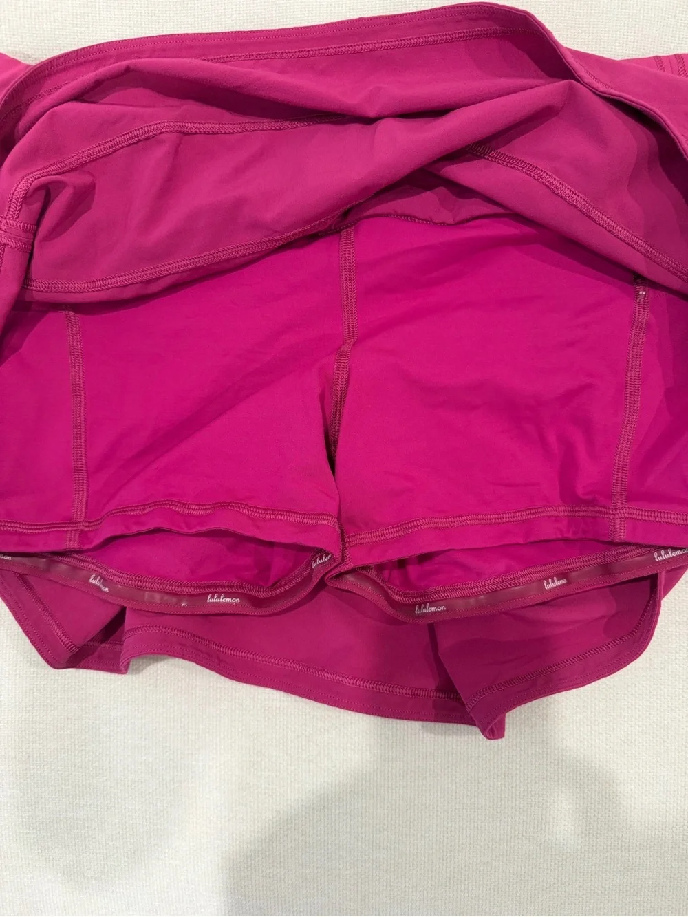 lululemon athletica Magenta Circle Skirt with Zip Pocket